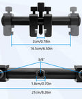 Universal Ribbed Drive Crankshaft Pulley Puller Kit adjustable claws dimensions