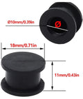 Two Pack Automatic Transmission Shift Cable Bushing Repair Kit 09G321397A dimensions detail view