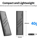 EP1000 1TB Portable External SSD Drive with USB C viewed from various angles showing size and lightweight design