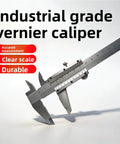 Pro Grade Stainless Steel Vernier Caliper 0-150mm 0-6 Inch With Laser-Etched Scales Ultra Accurate Metalworking Jewelry Making Tool