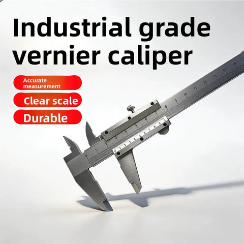 Pro Grade Stainless Steel Vernier Caliper 0-150mm 0-6 Inch With Laser-Etched Scales Ultra Accurate Metalworking Jewelry Making Tool