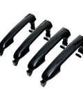 Black Exterior Door Handle Set For Hyundai Sonata 2005 2006 2007 2008 2009 2010 Front Driver Passenger Rear Left Right 4 Pcs Replacement Kit