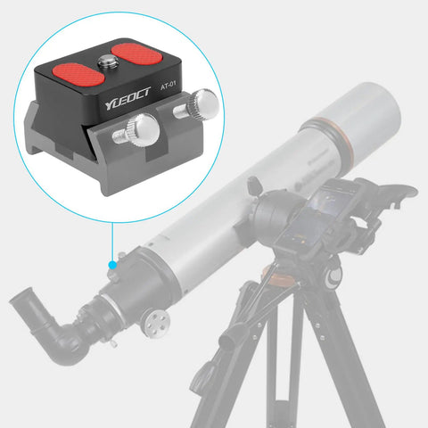 Rugged Aluminum DSLR Video Camera Finder Dovetail Mount With One Quarter Inch Screw on telescope setup for astrophotography