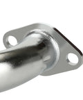 Silver Exhaust Header Pipe Replacement for Predator 420 301cc 8hp GX240 270 390 with flange and weld detail