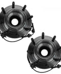 2 Piece Wheel Hub And Bearing Assembly Front Left And Front Right For Passenger And Driver Sides Beefed Up Replacement Kit