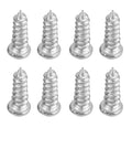 Set of eight silver screws for Landing Gear Kit for RC Aircraft and Drones Easy Install for Beginners No Fuss Safe Landings