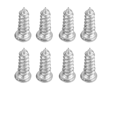 Set of eight silver screws for Landing Gear Kit for RC Aircraft and Drones Easy Install for Beginners No Fuss Safe Landings