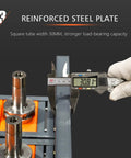 Reinforced steel plate measurement on Rock Solid CNC Tool Trolley with a 30MM width for enhanced load-bearing capacity.