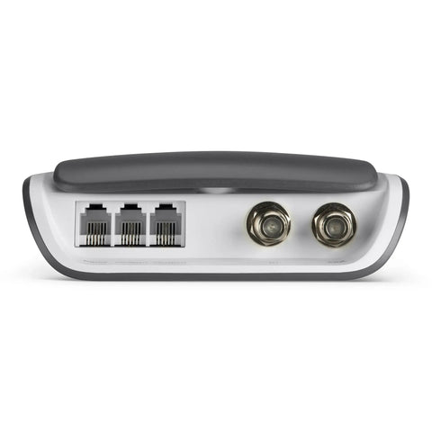 Back view of 12 Outlet Surge Protector Power Strip With 8 Foot Extension Cord, 3996 Joules Shield, Ethernet And Cable Protection