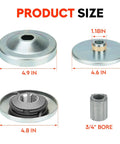 Go Kart Torque Converter Driver Pulley 30 Series Three Quarter Inch Bore For 212cc 6.5HP Engines size specifications