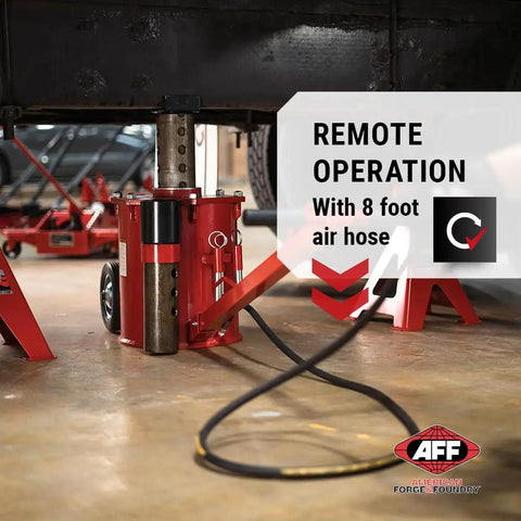 Tough As Nails 10 Ton Air Lift Jack With Precise Valve Control Heavy Duty Air Powered Lifter For Trucks Trailers And Construction Gear Built To Run Smooth As Butter On Any Auto Shop Floor Without Breaking A Sweat