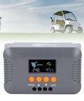 Heavy Duty Boost Mppt Solar Controller 10 Amp 24 Volt 72 Volt with display for electric vehicle charging.