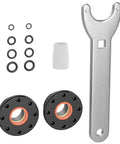 Front Mount Hydraulic Steering Cylinder Seal Kit With Pin Wrench For Pivot Front Mount Cylinders, Easy Install