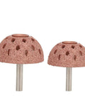 Built Tough Two Piece Tungsten Steel Bowl Grinding Heads For Tire Repair Angle Grinder Attachments, 42mm and 55mm sizes.