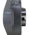 Side view of Two Bolt Flange Bearing UCFL207-22 VF2S-222 F2B-SC-106 SFT-22 Cast Iron Housing With Grease Zerk