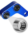 1.5 Inch Rear Drop Link Kit for Dirt Bikes, 40mm Lowering Link, CNC Aluminum, Blue Finish, Race Ready, Fits YZ125, YZ125X, YZ250, YZ250X, YZ250F, YZ450F, WR250F, WR450F Ready To Install blue CNC aluminum rear lowering link with needle bearings