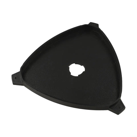 Backyard Stargazing Ready Telescope Tripod Disk Tray For 80DX 90DX 130DX 127SLT Equatorial Mounts, black plastic, top view