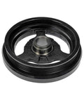 Hummer H3T Harmonic Balancer Assembly For 2009 2010 Cast Iron Black Serpentine Drive Belt Replacement Fits OEM 12578070 12578071