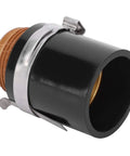 Upgrade Your Welding Game With This Top Tier Cloimei 420156 Retaining Cap Ceramic Plasma Nozzle, black ceramic nozzle with metal clamp.