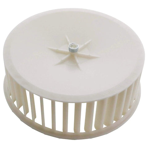 White plastic Upgraded 5901A000 Fan Blower Wheel Assembly For NuTone And Broan Vent Fans Made In USA OEM Replacement With Tight Fit