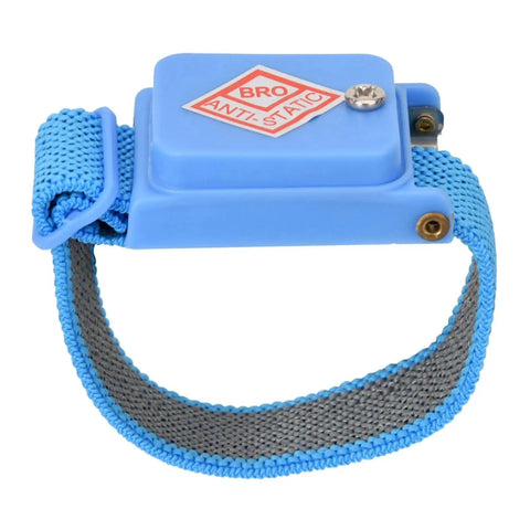 Blue Electrostatic ESD Wrist Strap Cordless Grounding Band For Electronics Assembly And Safe Static Discharge Anti Static Bracelet