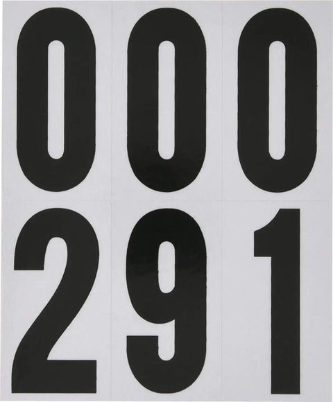 Reflective 3 Inch Mailbox Number Set With White And Silver Self Adhesive Digits Weather Resistant Outdoor Address Numbers For Home Includes 27 Digits Ready To Install displayed on sheet