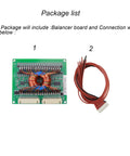 Kill The Cell Imbalance On Your Rig With This Rock Solid 20S 72V Li Ion Battery Active Balancer with connection wires.