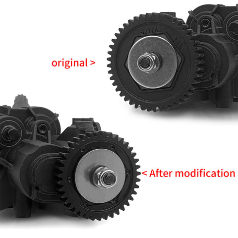 M0.8 39T 45T Steel RC Motor Spur Gear For Traxxas TRX-4 TRX-6 Crawler Trucks Heavy Duty Direct Replacement Easy Install High Quality 40Cr Steel Wear Resistant Corrosion Resistant Lightweight Durable Design