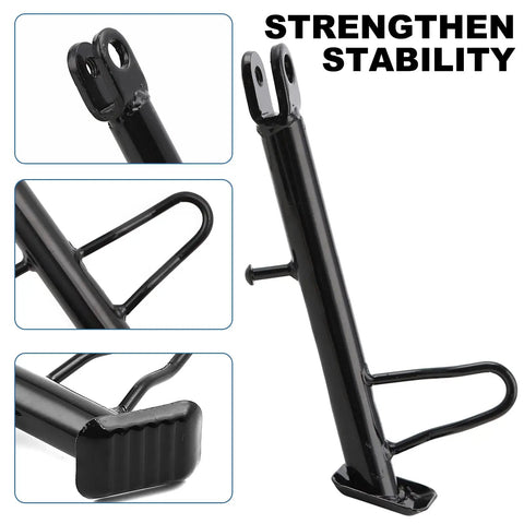 Motorcycle Kickstand For Dirt Bike Sidestand Made From Heavy Iron With Anti Oxidation Coating Includes Spring And Hardware Screws 18