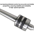 LiGuVCY MT4 live bearing tailstock center with 60° tip, medium duty steel, Amazon brand.
