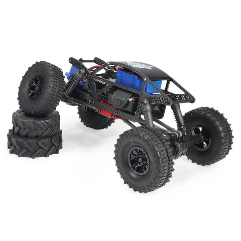 Carbon Fiber Chassis Kit For 1/18 RC Crawler Frame Girders Beefed Up Upgrade Accessory CNC Machined Lightweight Strength