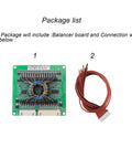 Top Tier 16S LiFePO4 Active Balancer Module Designed For 48V Lithium Battery Energy Transfer With 5A Amp Equalization, includes balancer board and wires.