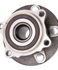 Front view of Rear Wheel Hub And Bearing Assembly OE 512382 For Mitsubishi Lancer 2008 Through 2015 And Outlander Sport 2007 To 2012 RVR 2011 With ABS