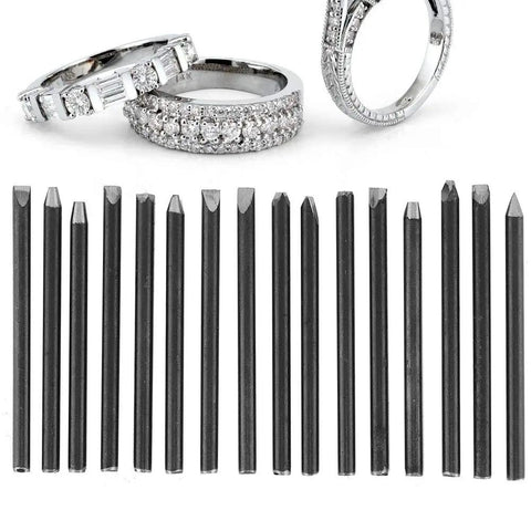 Jewelry Making Punch Stamp Kit With 16 Steel Punches And Anvil Chisel Metal Crafting Tools For Pattern Precision Embossing