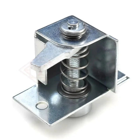 Heavy Duty Metal Hex Socket Cabinet Lock With 8mm Socket, Tubular Cam Design, Silver Tone, Close-up View