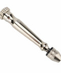 Needle Nose Hand Drill Kit With PCB Mini Drill Bits, Aluminum Alloy Hand Drill Set for precise craft and DIY projects