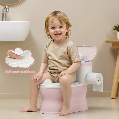 Kickstart Little Ones Potty Training With This Super Slick 2 In 1 Toddler Chair That Detaches To Become A Standard Seat Featuring Realistic Flush Sounds And Rock Solid Stability For Zero Hassle Messes