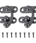 Swing Arm Hook Latches For Suitcases, Dollhouses, Jewelry Boxes And Bird Houses, Durable Wood Box Closures with screws