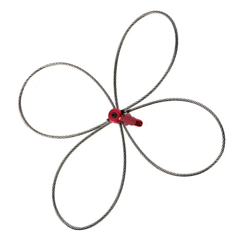 Shooter Archery Broadheads 200 Grain Bird Buster Wire Blunts 6 Pack with red tip and three-inch wire loops