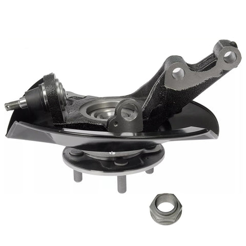 Drop-In Front Left Steering Knuckle And Wheel Bearing Hub Assembly For Honda Civic 2003 2004 2005 1.7L Driver Side Replacement