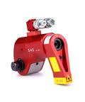 Badass Hydraulic Torque Wrench Deliverin Serious Cranking Power With 360 Adjustable Swivel Coupling And Lightweight Aluminum Body for torque applications.