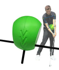 Connector Golf Training Aid For Swing Improvement And Posture Correction with golfer demonstrating arm-body coordination.