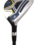Senior Flex Offset 11 Wood Golf Club Right Handed Men's Senior Size With Black Pro Velvet Grips Dynaflo Graphite Shaft