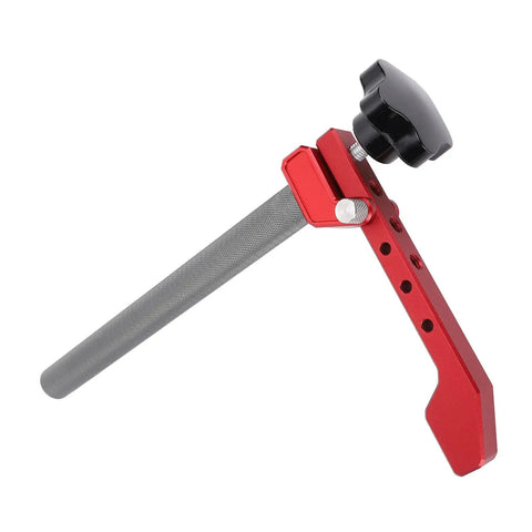19mm Bench Dog Clamp with pro grade aluminum alloy body and pad for woodworking tasks like planing milling cutting and grinding