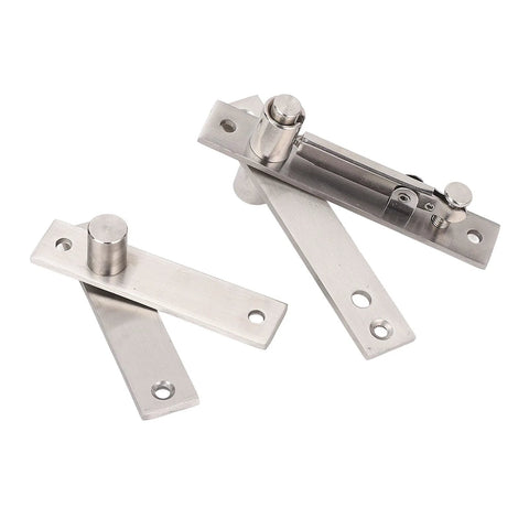 Heavy Duty Stainless Steel Pivot Hinge With 360 Degree Rotation For Wood Or Aluminum Frames And Concealed Doors Supports Up To 300 Lbs