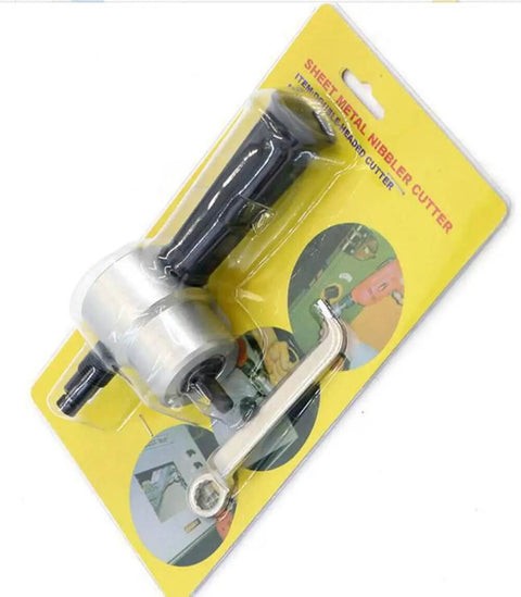 Double Head 360 Degree Metal Nibbler Cutter For Cutting Plastic And Metal Sheets Dual Cutting Heads 360 Degree Swivel Operation YT-160A in packaging