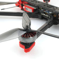 Close-up of 7x3.5x3 7 Inch 3 Blade Drone Propeller Set, Polycarbonate Durable Props installed on quadcopter for stable, smooth flights.