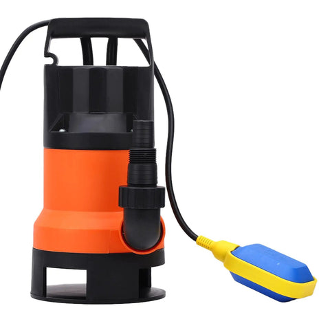 Automatic Submersible Utility Pump With Auto Shutoff Float Switch Blasts Through 1000W Loads For Stress Free Basement Flooding And Quick Yard Drainage Heavy Duty Set It Forget It Workhorse with float switch.