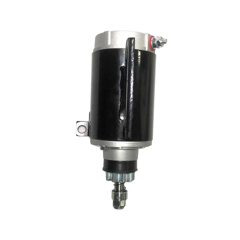 12V Outboard Starter Motor Replaces 583482 0583482 for E40 E50, marine-grade, black and silver, vertical view