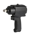 Rugged 1/2 Inch Mini Pneumatic Impact Wrench Crafted From Hefty Aluminum Alloy With Secure Non Slip Handle and Twin Hammer Kick